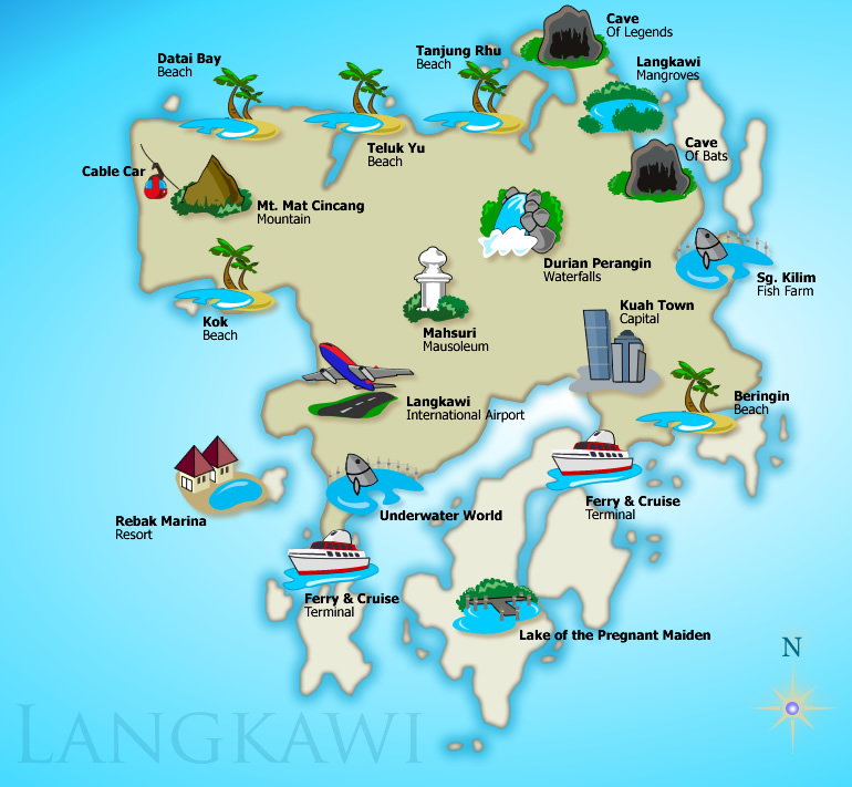 Map Langkawi